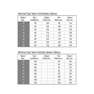 Conjunto de Dos Piezas Minimalista Casual de Longitud Media, Cuello Redondo, Color Negro Piedra, 100% Poliéster, Estilo 19367 - Product Image 5