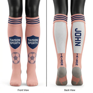 Premium Quality Elastic Knit <b>Women</b> Soccer Sports <b>Socks</b> Orange <b>Black</b> Ventilated Mesh Panels Custom Jacquard Logo Fit men <b>socks</b> - Product Image 5