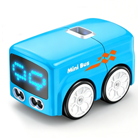 Voiture RC Mini Bus Intelligente 2.4G, Multi-modes Inductifs, Rechargeable Type-C, Vente en Gros pour Enfants SQN