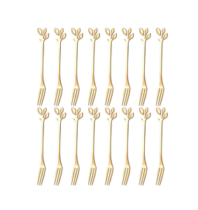 ชุดช้อนส้อมทองเหลืองชุดเครื่องใช้บนโต๊ะอาหารสำหรับงานแต่งงาน - Product Image 3