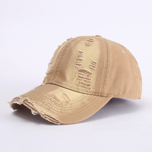 Wholesale Unisex <b>Denim</b> Baseball Caps Fashion Streetwear Dad <b>Hat</b> with Custom Logo Distressed Look Comfortable for Outdoor Use - Product Image 6