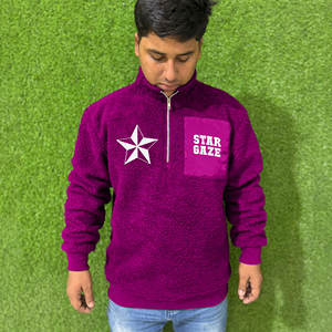 Pakistan Manufacturer's Men's <b>Sherpa</b> Fleece <b>Hoodies</b> Quick Dry 100% Cotton Digital Printing Oversized XS Size Winter Wear - Product Image 1