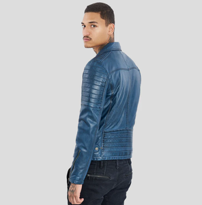 Chaqueta de Cuero para Hombre y Mujer, Modelo 2026, Resistente al Viento, Cuello Alto, Logotipo Frontal, Alta Calidad, Personalizable - Product Image 6