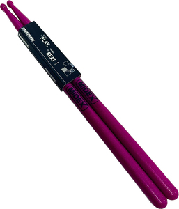 Baquetas de Plástico Poliamida Irrompibles Midex GFK-801PU 5A - Acabado Morado - Alta Durabilidad - Hechas en Turquía - Product Image 1