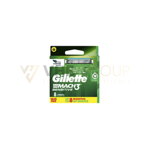 Maquinilla de Afeitar Gillette Mach 3 Sensitive para Hombre y Cartuchos de Repuesto, Origen Vietnam - Product Image 4