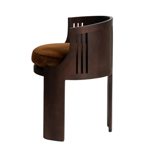 Modern Solid Wood <b>Dining</b> <b>Chair</b> With Upholstered Seat Minimalist Luxury <b>Wooden</b> <b>Chair</b> For Hotel Restaurant Living Space - Product Image 3