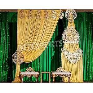 Metal Design Hanging <b>Props</b> for Minimalist <b>Stage</b> Decor Beautiful Metal <b>Props</b> for Wedding <b>Stage</b> Trending Affordable Metal Hangings - Product Image 1