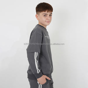 Conjunto Deportivo de Dos Piezas para Niño, Tejido de Dos Hilos Estampado, Alta Calidad, al por Mayor, de Turquía - Product Image 5