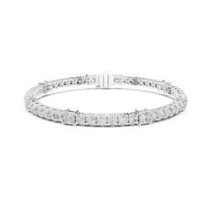 Bracelet de tennis en moissanite taille princesse ronde 6,62 TCW, en argent sterling 925, bijoux de luxe pour mariée, bracelet de mariage, vente en gros - Product Image 6