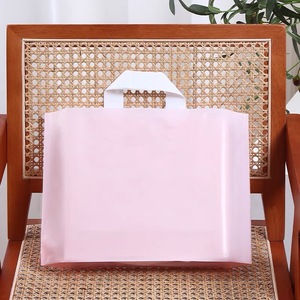 Válvula de bolsas con mango Flexiloop de PE reciclable, promocional personalizable para exposición de supermercados, modelo de marca LIANYOU 2017 - Product Image 2