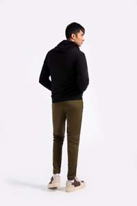 Haute qualité coupe régulière basique fermeture éclair sweat à capuche homme blanc sweats à capuche pull personnalisé coton OEM - Product Image 2