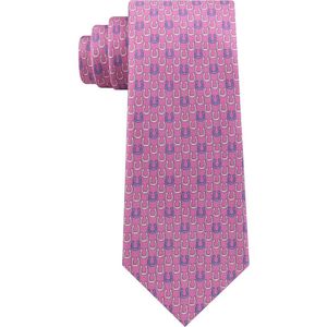 Cravatta in Seta Derby Classic Horseshoe per Uomo Tommy Hilfiger, Taglia Unica, Rosa - Product Image 1