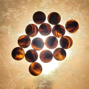 Boutons vierges couleur corne de bœuf OEM pour l'industrie du vêtement, ateliers de couture, accessoires de couture de mode, vente en gros - Product Image 3