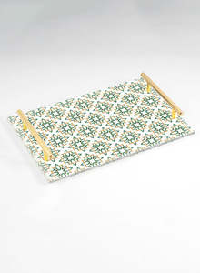 Plateau de service décoratif de Noël avec poignée pour plateau de service de restaurant d'hôtel en vente en gros - Product Image 5