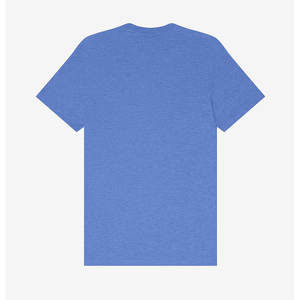 Bella + toile unisexe bleu chiné Jersey T-Shirt 100% coton respirant Design personnalisé col rond distinctif T-shirts à col rond - Product Image 2