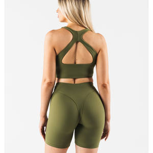 ชุดบราเล่นกีฬาฟิตเนสเล่นกีฬาสนับสนุนสูงของผู้หญิงบราโยคะที่มีคุณสมบัติระบายอากาศได้ดีดีไซน์ทันสมัยเรียบง่ายและเป็นมิตรต่อสิ่งแวดล้อม - Product Image 3
