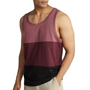 Camiseta sin mangas de algodón 100% para hombre, estilo casual, larga, blanca, con bolsillo, de secado rápido, transpirable, tejido lavado, 160g, al por mayor - Product Image 5