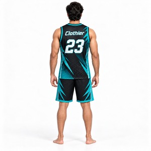 Uniforme de Baloncesto Profesional Personalizado, Conjunto de Camiseta y Pantalones Cortos, Ropa Deportiva Transpirable de Secado Rápido para Equipos, Entrenamientos - Product Image 2
