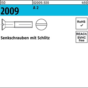 Tornillo Cabeza Plana ISO 2009 M4 X 10 A2 1000 Piezas - Product Image 1