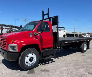 Camión de plataforma plana GMC Top Kick C6500 de 20 pies, usado, muy demandado, con transmisión automática Allison de 5 velocidades, listo para exportación. - Product Image 1