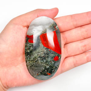 All'ingrosso cristalli naturali lucidati 50MM pietra di palma da sangue naturale guarigione rocce di meditazione sangue di <span class=keywords><strong>drago</strong></span> pietre di palma - Product Image 3