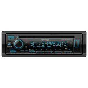 Autoradio Kenwood KDC-BT960DAB 1 DIN Noir DAB+ avec Bluetooth, lecteur CD, Alexa, USB, AUX, 4x50W - Product Image 1