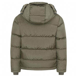 แจ็กเก็ตบับเบิ้ลสำหรับผู้ชายเสื้อโค้ทบุผ้าฝ้ายกันลมแบบกำหนดเองเสื้อแจ็คเก็ตขนเป็ดกันลม - Product Image 6