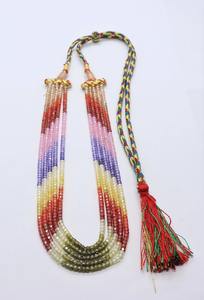 Collier en perles de jade géométriques multicouches en acrylique fait main, bijoux tendance pour unisexe, cadeau tendance à bas prix - Product Image 2