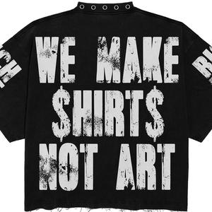 เสื้อยืดแบบสะพายไหล่สำหรับผู้ชาย, ผ้าฝ้าย100% โอเวอร์ไซส์ดีไซน์โลโก้ที่ออกแบบได้ตามที่ต้องการน้ำหนักเบาหรูหรา - Product Image 3