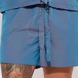 Nuevos y elegantes pantalones cortos de entrenamiento cortavientos para parches personalizados hechos en fábrica, pantalones cortos a precio barato hechos en Pakistán - Product Image 3