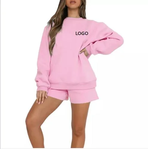 Conjunto de Sudadera de Invierno para Mujer de Alta Calidad, Chándal de Dos Piezas, 100% Algodón Felpa, OEM - Product Image 2