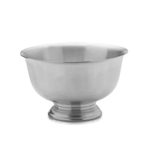 Cuenco de champán de metal pulido plateado Enfriador de vino de forma redonda para cerveza Refresco Uso de artículos de Bar de fiesta ecológicos - Product Image 2