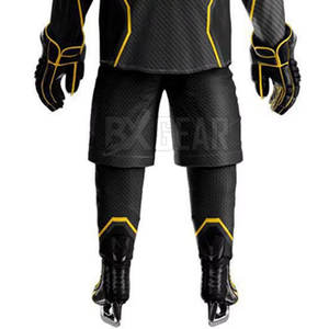 Uniforme Hokey de glace durable et léger adapté aux sports fabriqué à partir de tissu de haute qualité avec logo personnalisé - Product Image 6