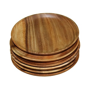 Fabricante al por mayor de platos de madera de acacia para servir platos y vajilla hogar y cocina vajilla - Product Image 3