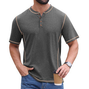 T-shirts graphiques personnalisés en gros pour hommes – T-shirts streetwear vierges de haute qualité, coupe oversize, avec impression de logo - Product Image 4