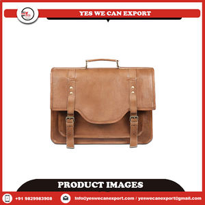 Best Quality Unisex Handmade Leather Laptop Backpack Waterproof <b>with</b> Detachable Strap and <b>USB</b> <b>Port</b> Low Price - Product Image 4