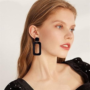 Pendientes de gota de resina de color personalizados lujosos hechos a mano para mujer de alta calidad altamente pulidos con estilo Vintage India - Product Image 6