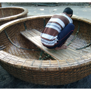 Barco de pesca vietnamita Venta al por mayor Barco de bambú Coracle de bambú de alta calidad de 100% Bambú natural (WA + 84 862 768 909) - Product Image 5