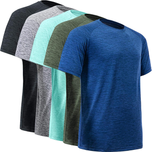 Camiseta de Punto Lisa para Hombre OEMODM, de Algodón Suave y Transpirable, Deportiva, para Gimnasio, con Estampado Personalizado a Color - Product Image 4