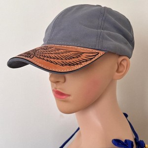 Gorra personalizada de cuero con herramientas Gorra de cuero de vaquero Camionero de verano occidental Sombrero con parche hecho a mano Gorra de verano hecha a mano - Product Image 6