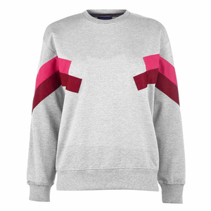 Sudadera Casual de Invierno Ecológica con Cuello Redondo Personalizada para Mujer con Logotipo Frontal, Manga Larga, Felpa de Algodón, Colores Sólidos - Product Image 3