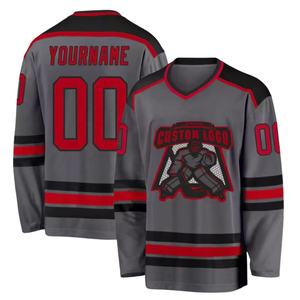 Uniformes de Hockey Personalizados OEM, Ropa Deportiva Ligera de Color Liso, Uniformes de Hockey Sublimados con Bordado para Equipos - Product Image 6