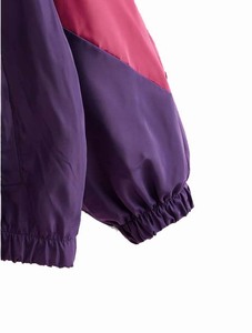 Dernier design de vestes coupe-vent pour hommes, couleur personnalisée, bloc de couleurs, printemps, léger, imperméable, tissu en cuir, grande taille, fourrure - Product Image 4