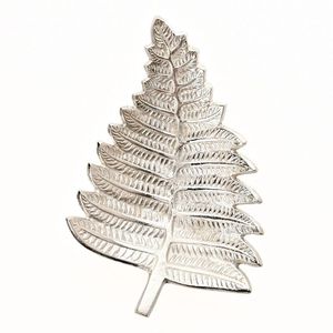 Plat à feuilles en métal pour décoration de salle à manger Pièce maîtresse moderne pour les événements de mariage et les intérieurs de maison - Product Image 2