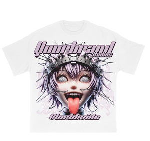 T-shirts personnalisés 100% coton pour hommes et femmes, manches courtes, impression DTG, impression sérigraphique, impression en relief, effet délavé - Product Image 1