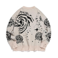 Mens Mohair Pull Pull À Manches Longues Doux Chaud Tricots Mode Automne Hiver Confortable Casual Streetwear Outfit
