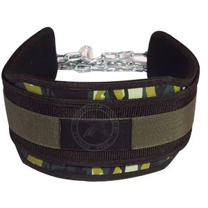 Best Quality Heavy Neoprene Padded Weightlifting Dip Training <b>Belt</b> Custom Logo Neoprene <b>Weight</b> Lifting Training <b>Belt</b> - Product Image 1