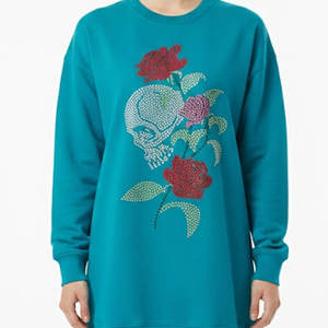 ชุดเดรสโอเวอร์ไซส์ผ้าเนื้อนุ่มสำหรับผู้หญิง แขนยาว ทรงปกติ ให้ความอบอุ่น สวมใส่สบาย เหมาะสำหรับสไตล์สตรีทและสวมใส่ในชีวิตประจำวัน - Product Image 3