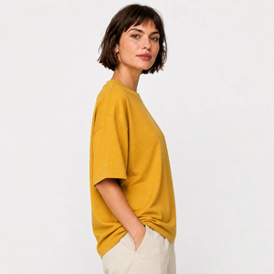 Camisetas Extra Grandes de Alta Calidad para Mujer con Tela Ligera, Corte Holgado, Textura Suave y Comodidad Transpirable - Product Image 2