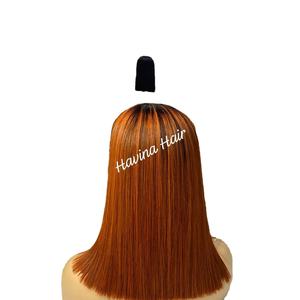 Mèches brésiliennes brutes et vierges à cuticules alignées en vrac Mèche à fermeture Humaian Bresilienne Double trame à la machine par extension Vendeur - Product Image 1